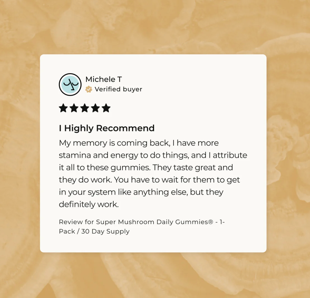 Super Mushroom Daily Gummies