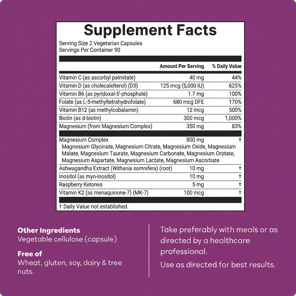 Magnesium Complex 20-in-1 for Women
