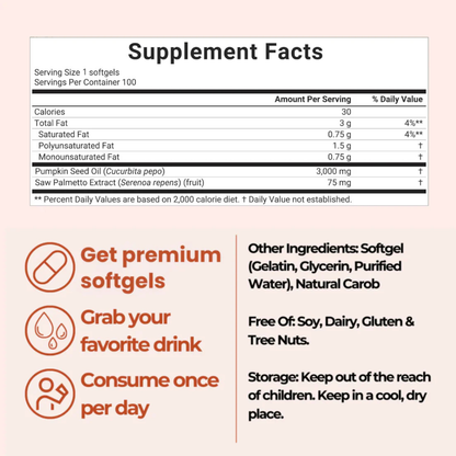 Pumpkin Seed Oil Softgels