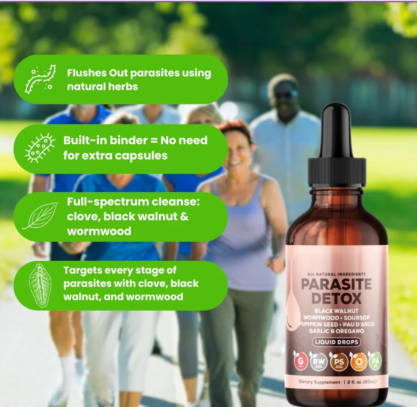Wormwood Black Walnut Parasite Detox