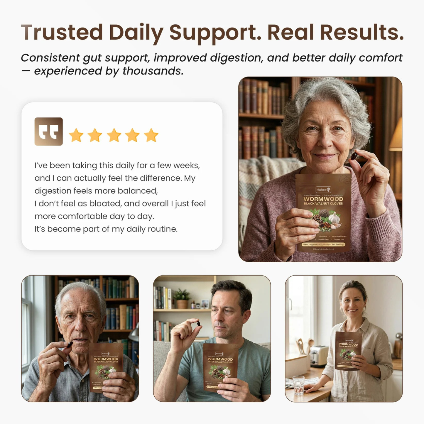 Wormwood Black Walnut Softgels