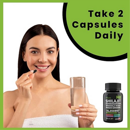 Mushmora® Shilajit Capsules Extra Strength