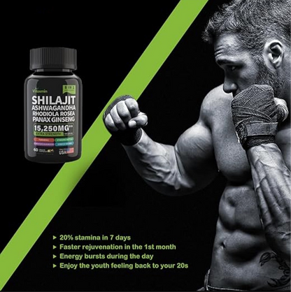 Mushmora® Shilajit Capsules Extra Strength