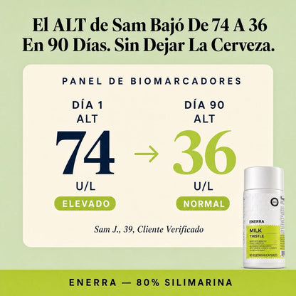 Cardo Mariano Detox Hepático — Fórmula con 80% de Silimarina