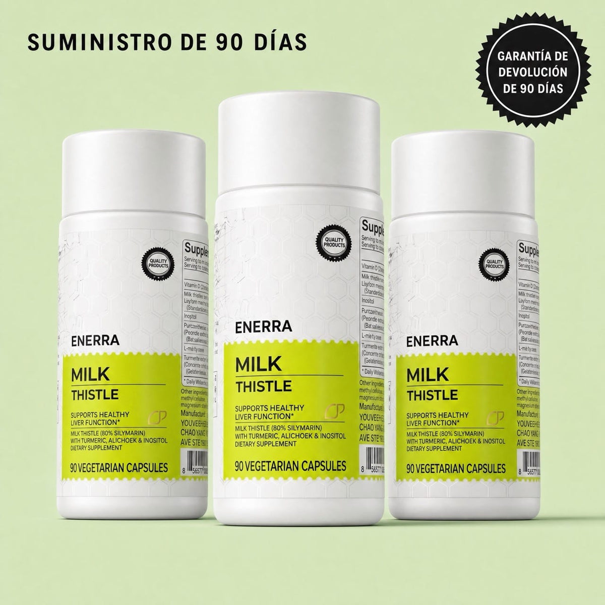 Cardo Mariano Detox Hepático — Fórmula con 80% de Silimarina