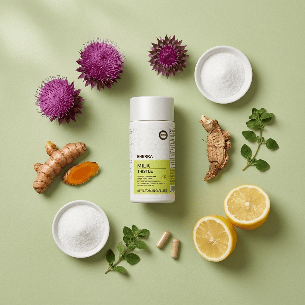 Cardo Mariano Detox Hepático — Fórmula con 80% de Silimarina