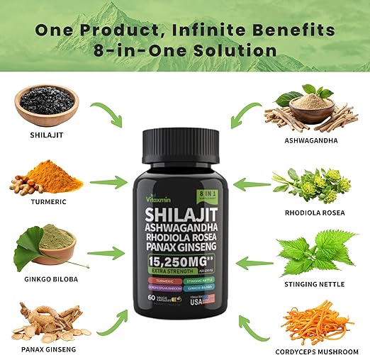 Mushmora® Shilajit Capsules Extra Strength