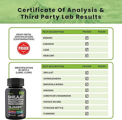 Mushmora® Shilajit Capsules Extra Strength
