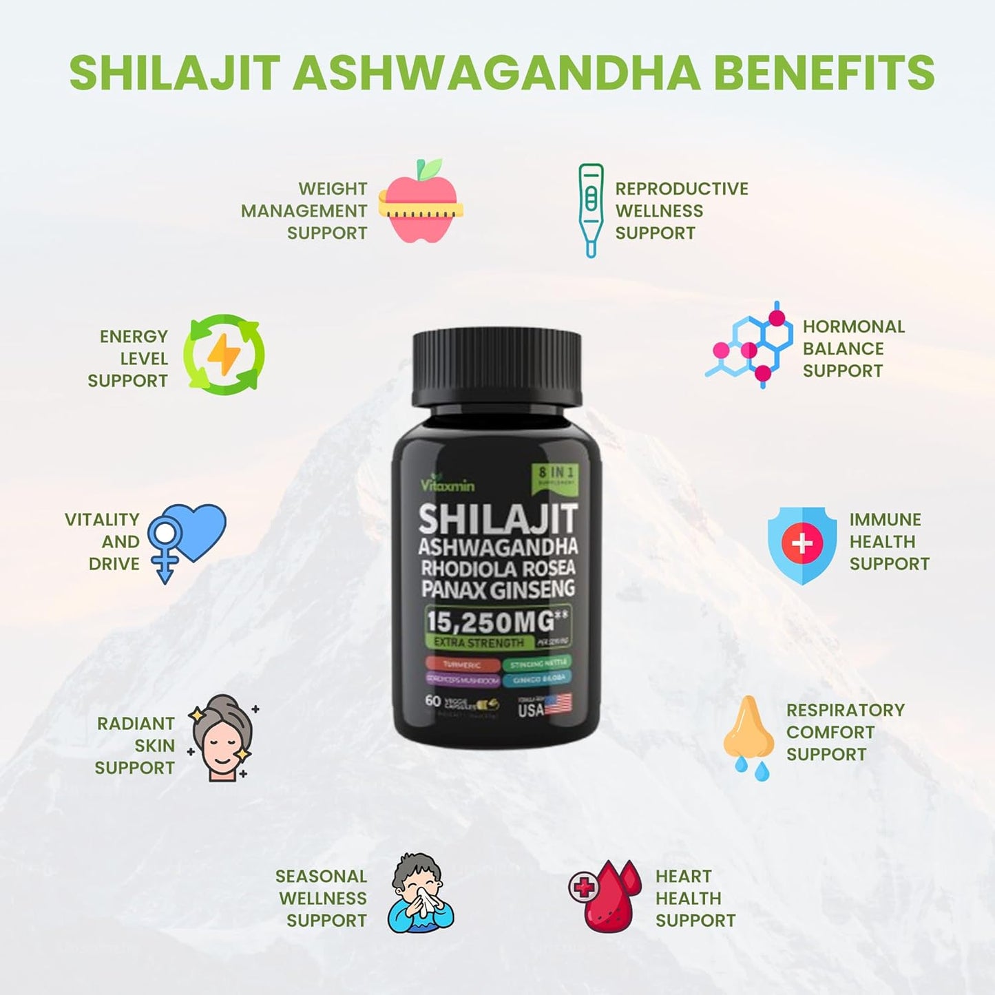 Mushmora® Shilajit Capsules Extra Strength